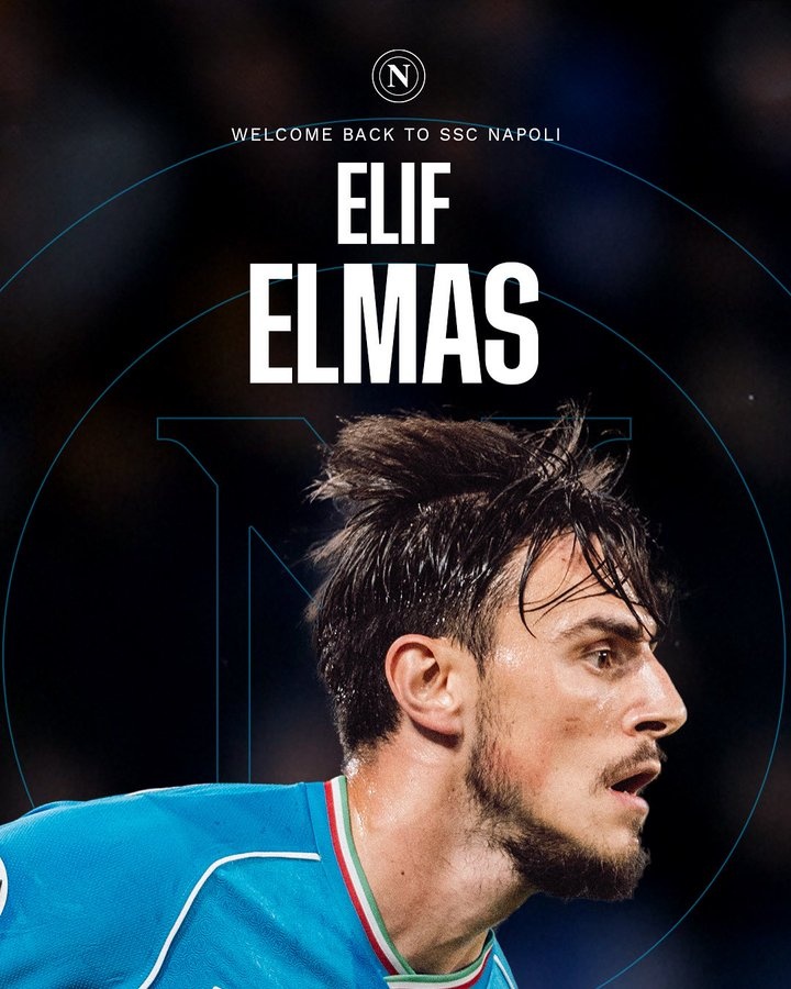 官方：萊比錫邊鋒埃爾馬斯租借回歸那不勒斯，后者可選擇買斷